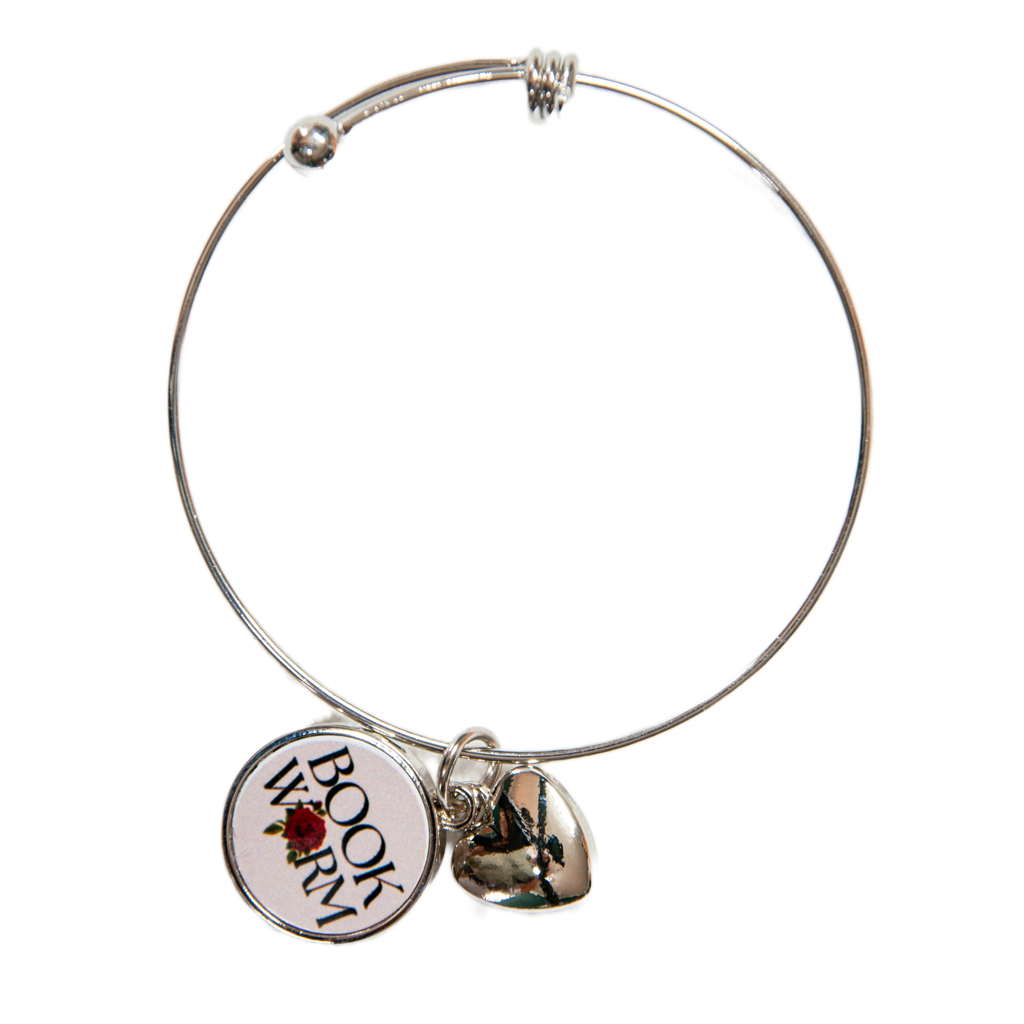 Book Worm - Charm Bracelet/Bangle