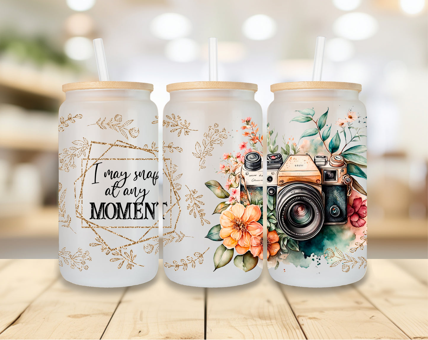 I May Snap At Any Moment - Frosted Libbey Tumbler