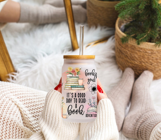 Bookish Quotes - Frosted Libbey Tumbler