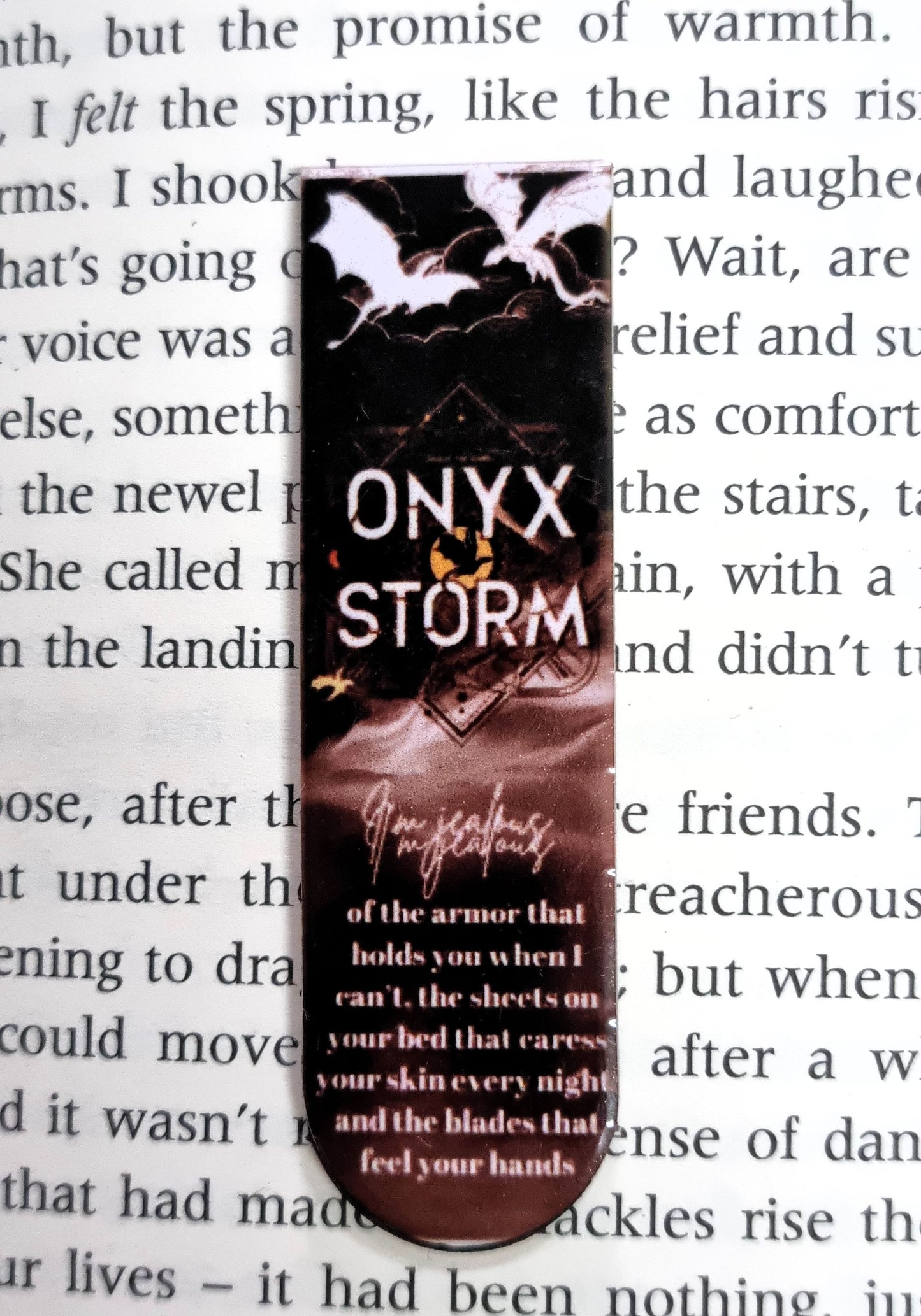 Onyx Storm - Magnetic Bookmark