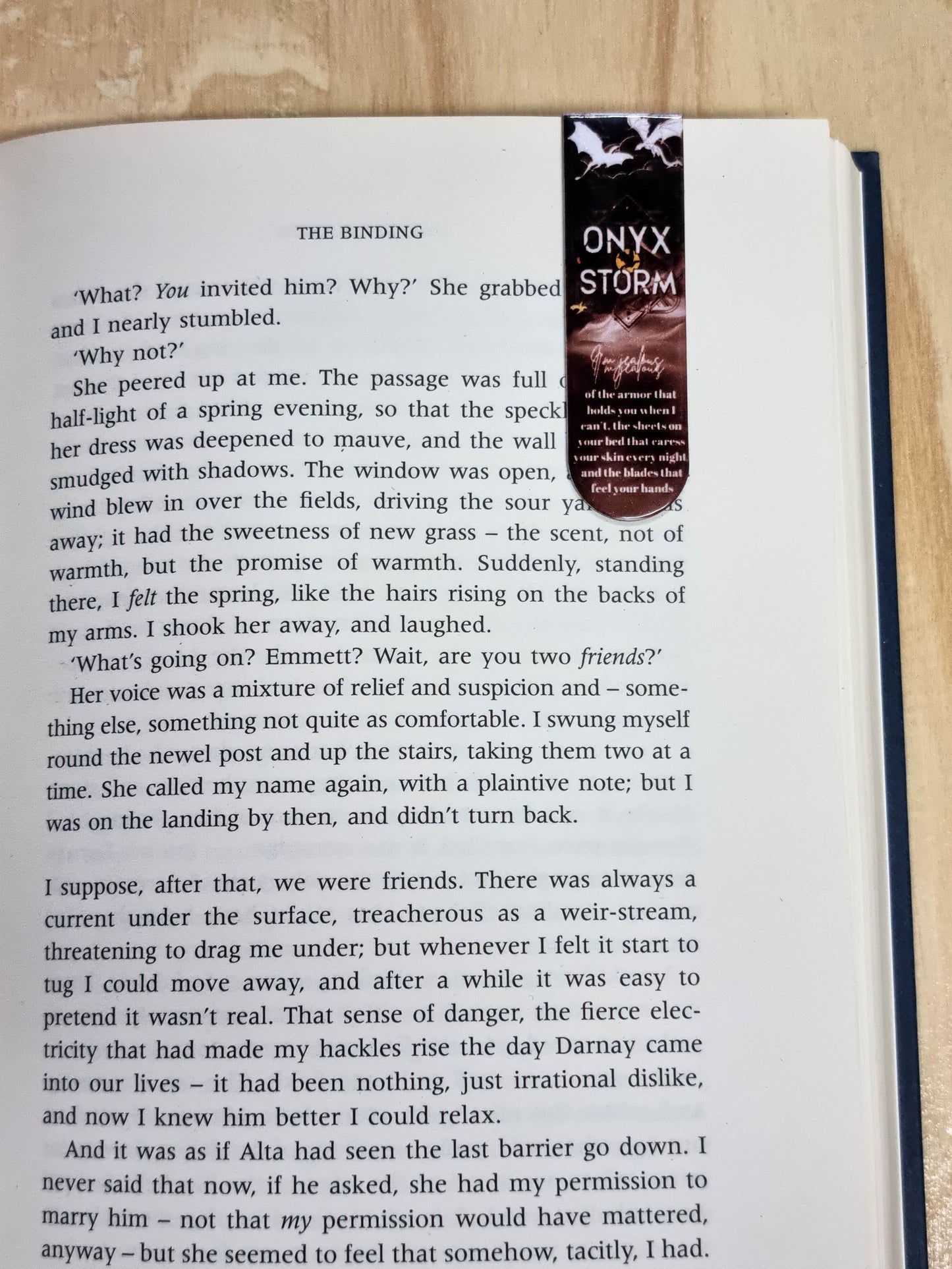 Onyx Storm - Magnetic Bookmark