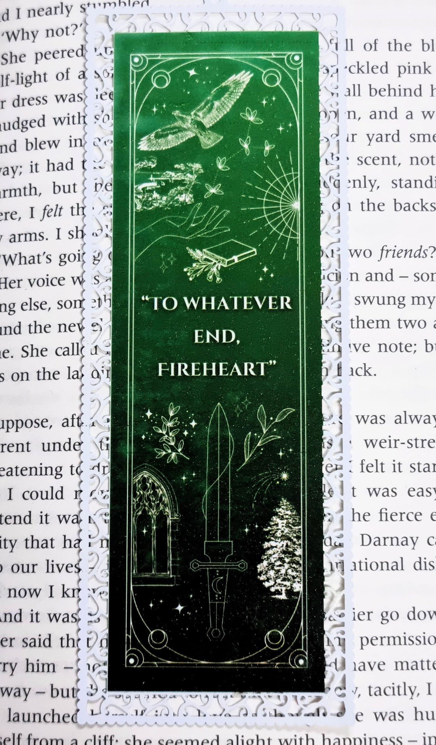 To Whatever End, Fireheart - Aluminium Bookmark