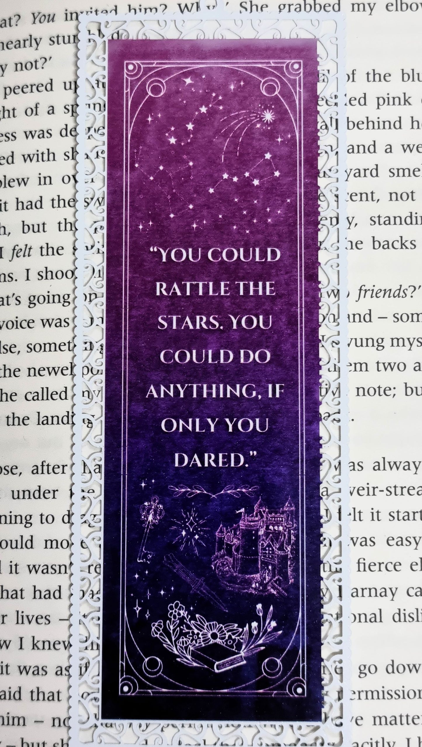 You Could Rattle The Stars - Aluminium Bookmark