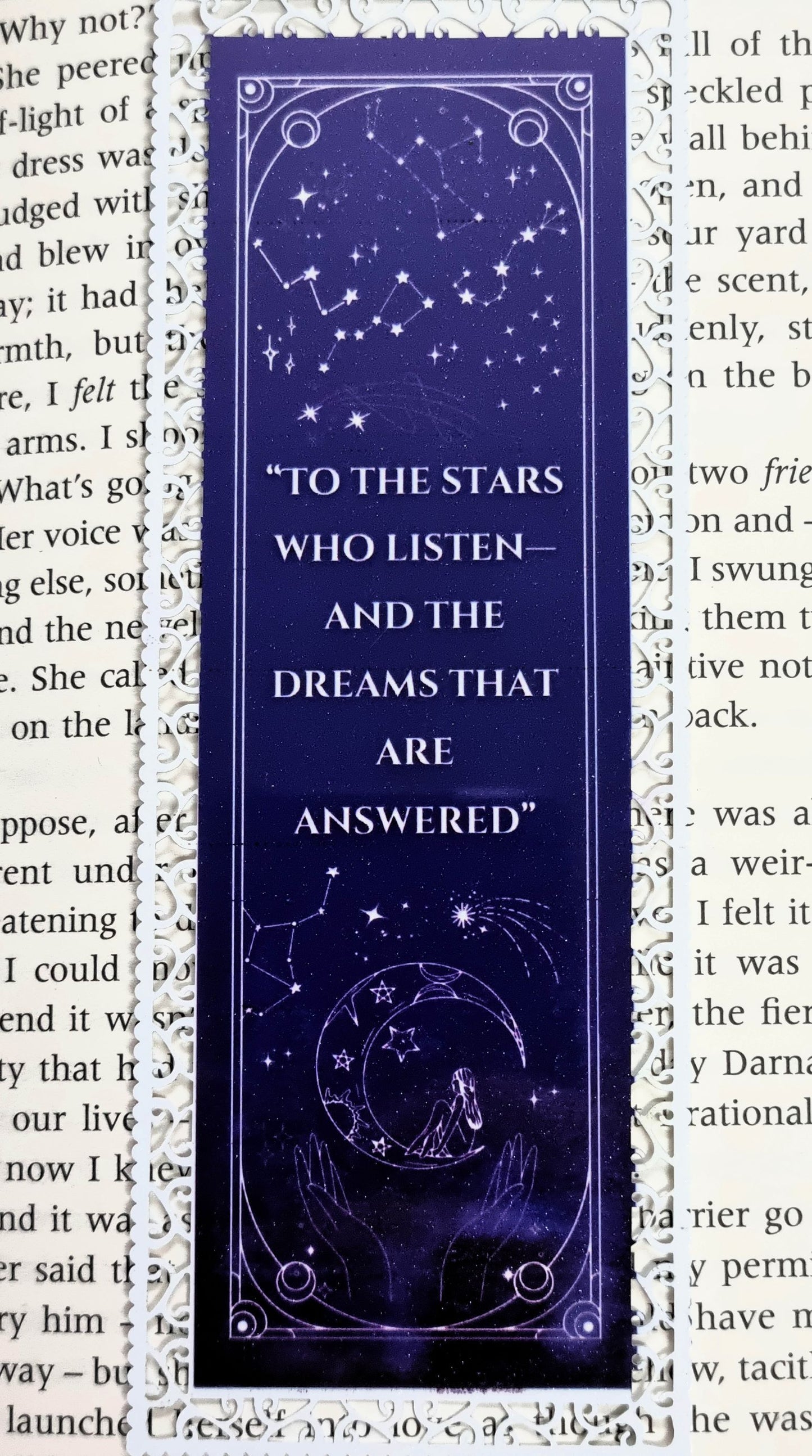 To The Stars Who Listen - Aluminium Bookmark