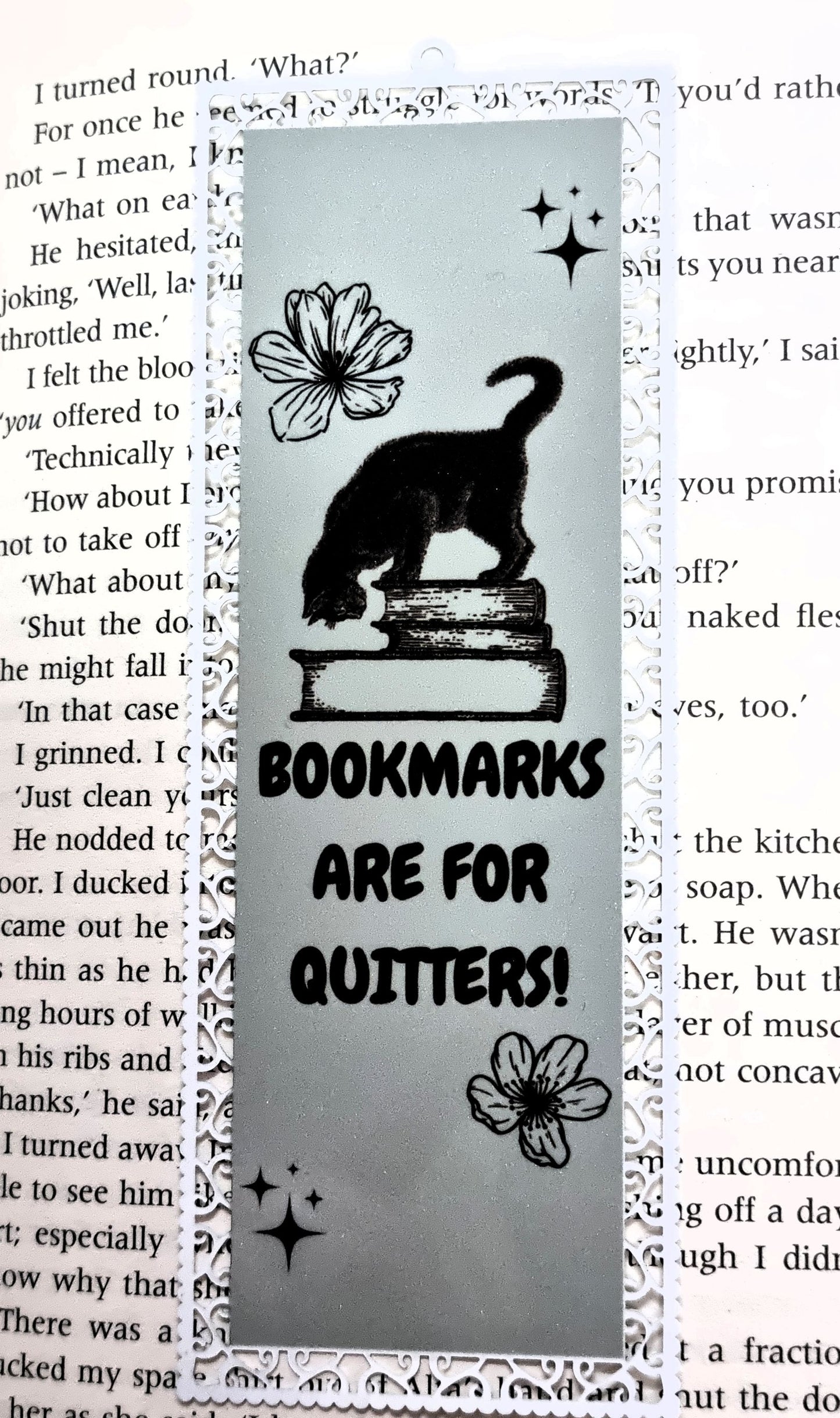 Bookmarks Are For Quitters - Aluminium Bookmark