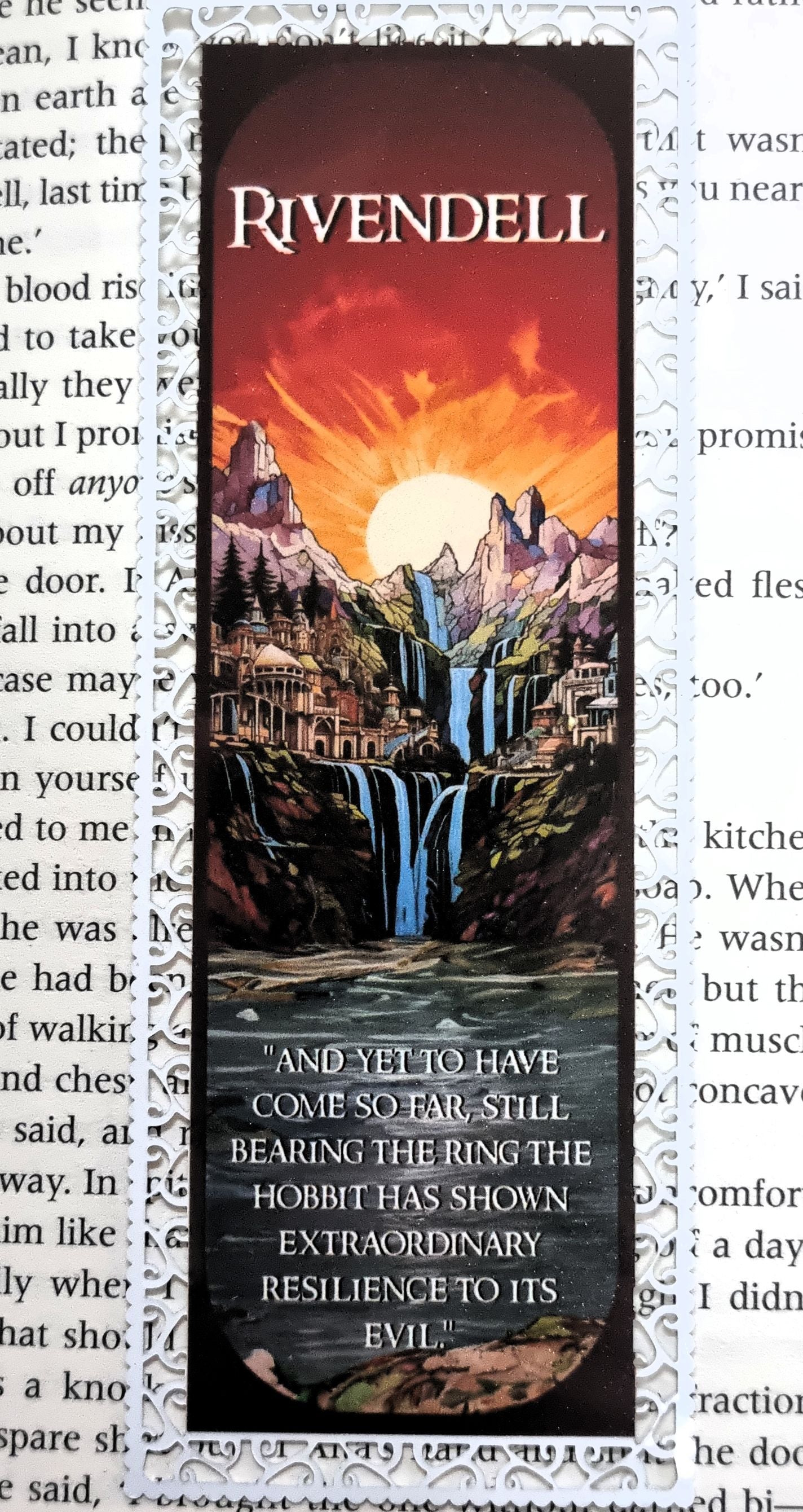 Rivendell - Aluminium Bookmark