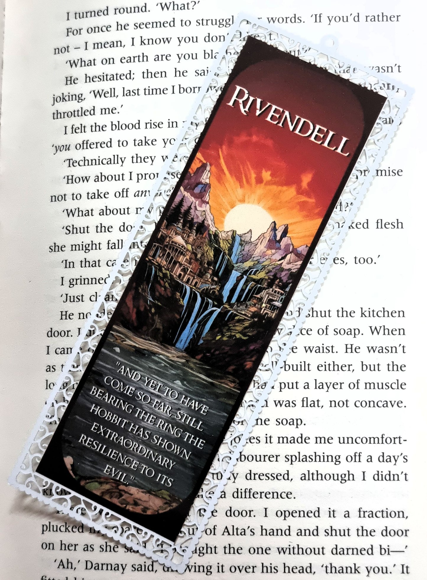 Rivendell - Aluminium Bookmark