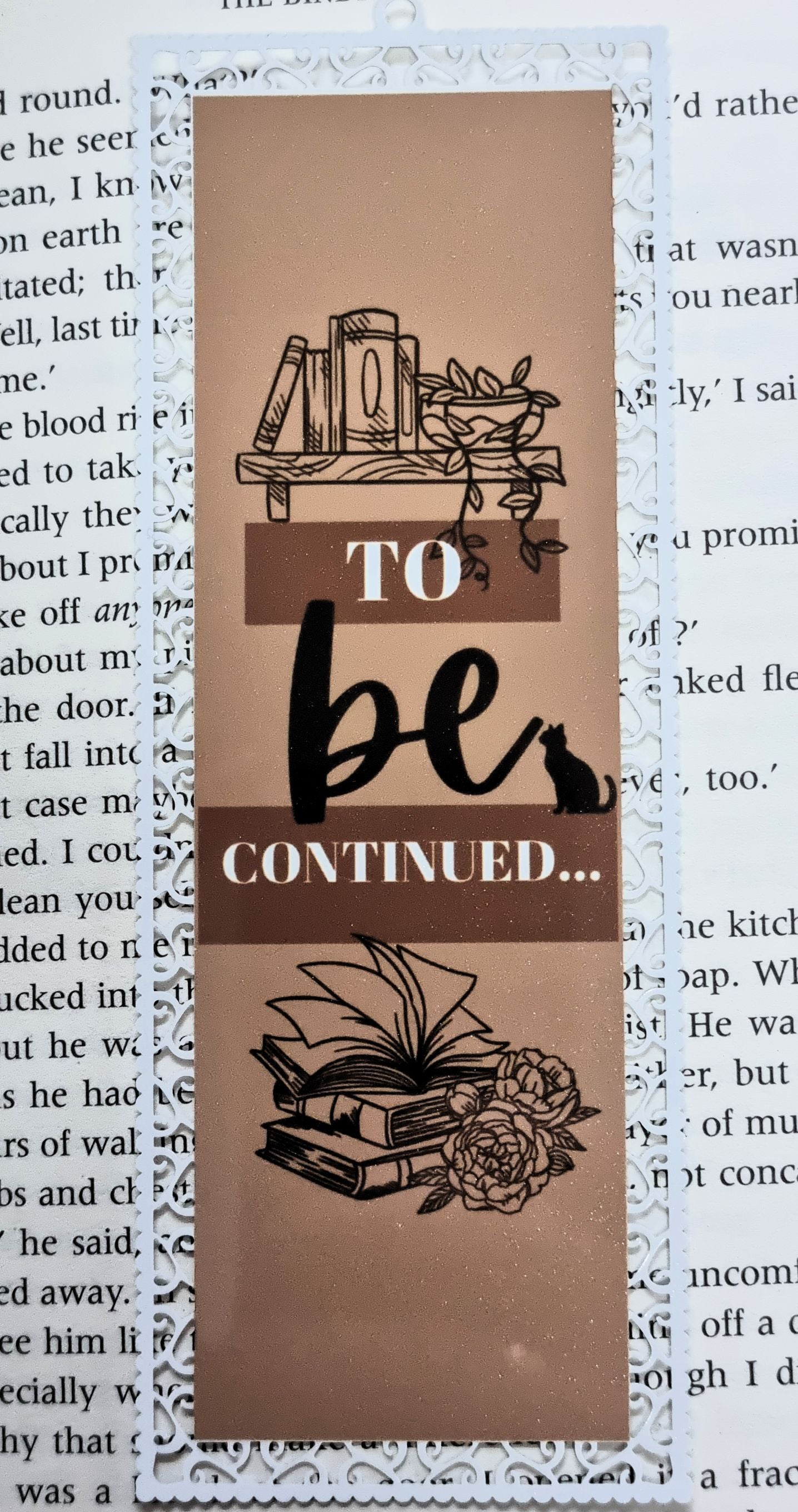 To Be Continued - Aluminium Bookmark
