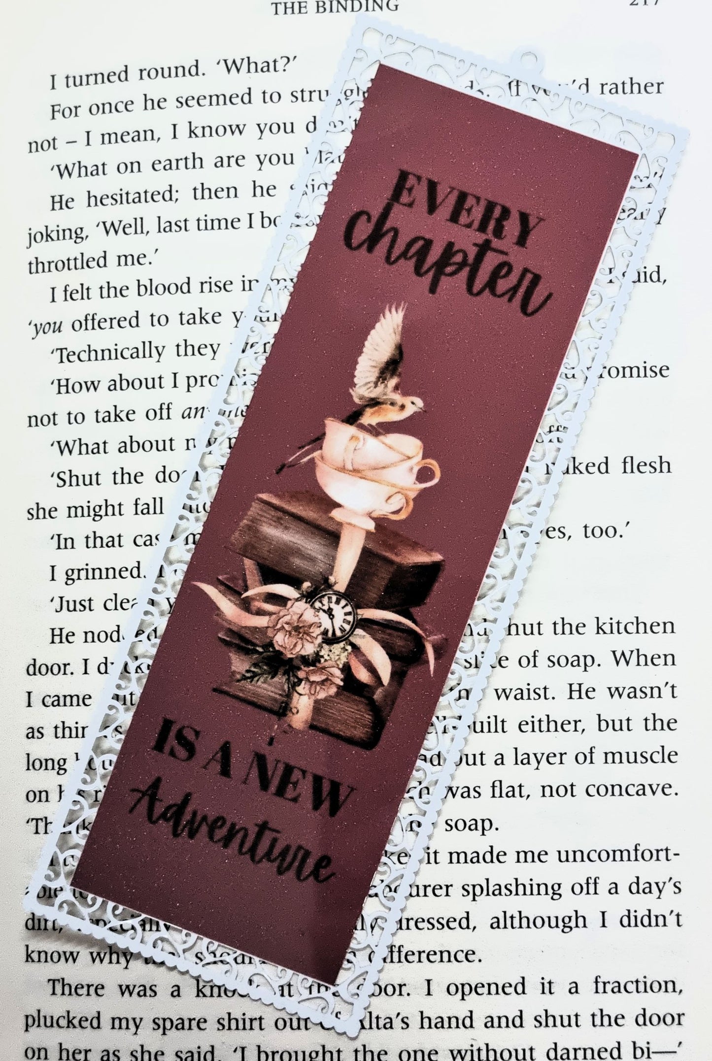 Every Chapter Is A New Adventure - Aluminium Bookmark