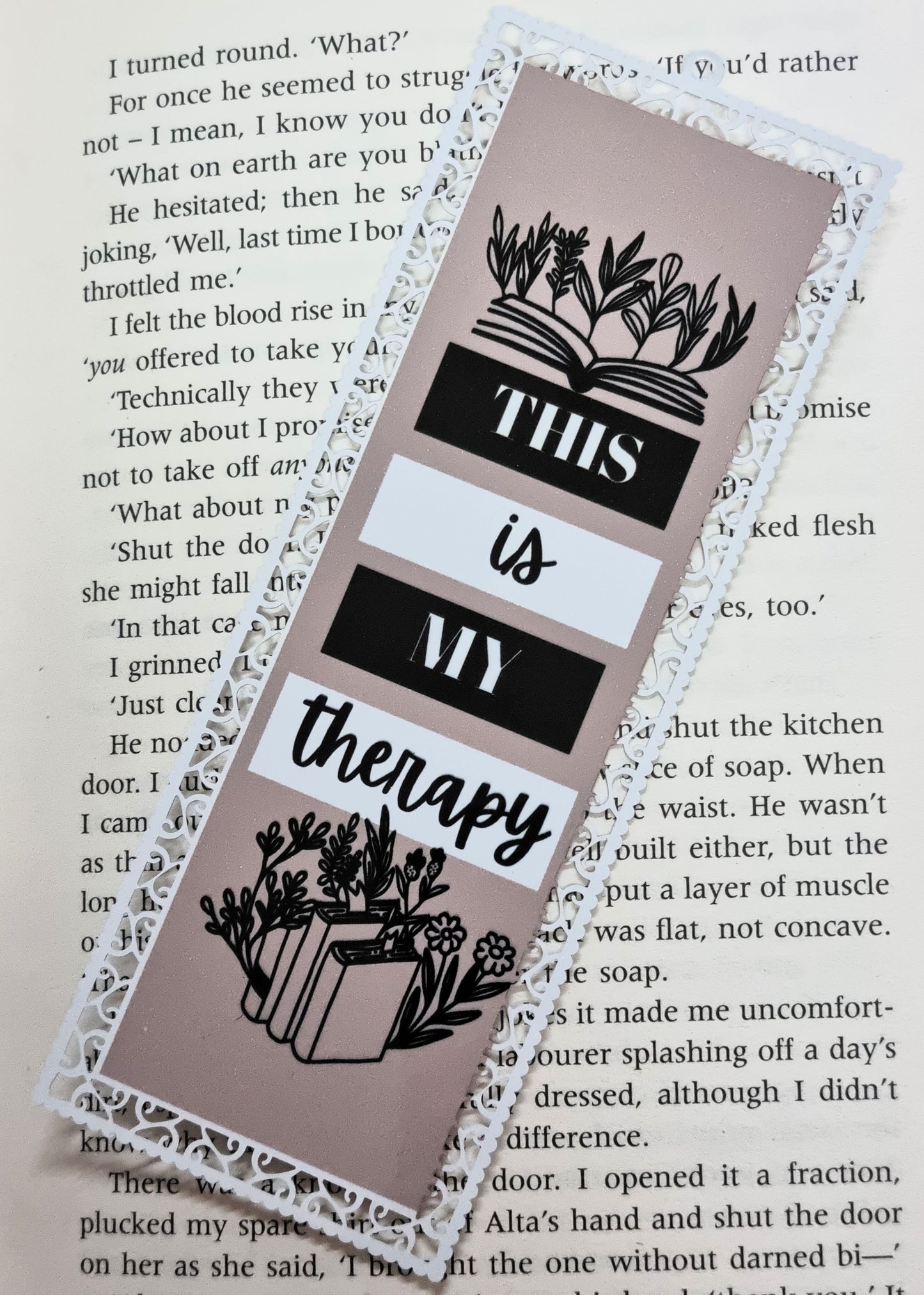 This Is My Therapy - Aluminium Bookmark