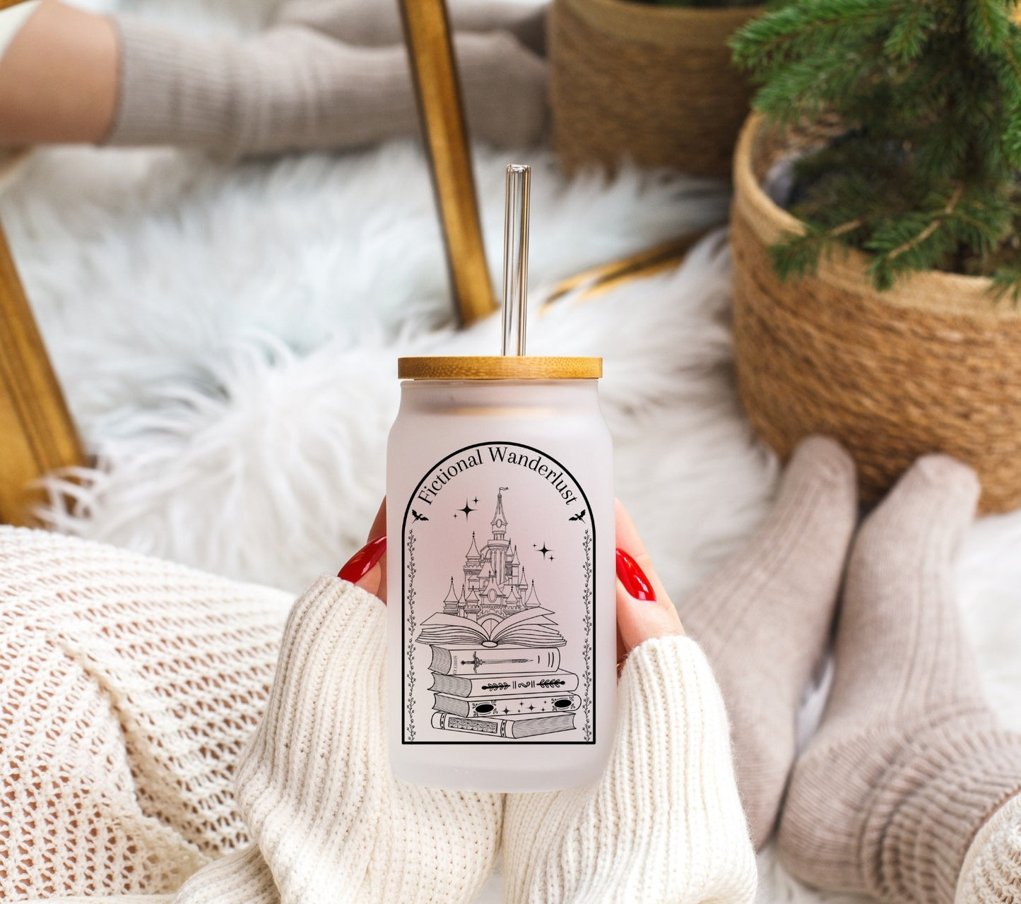 Fictional Wanderlust - Frosted Libbey Tumbler
