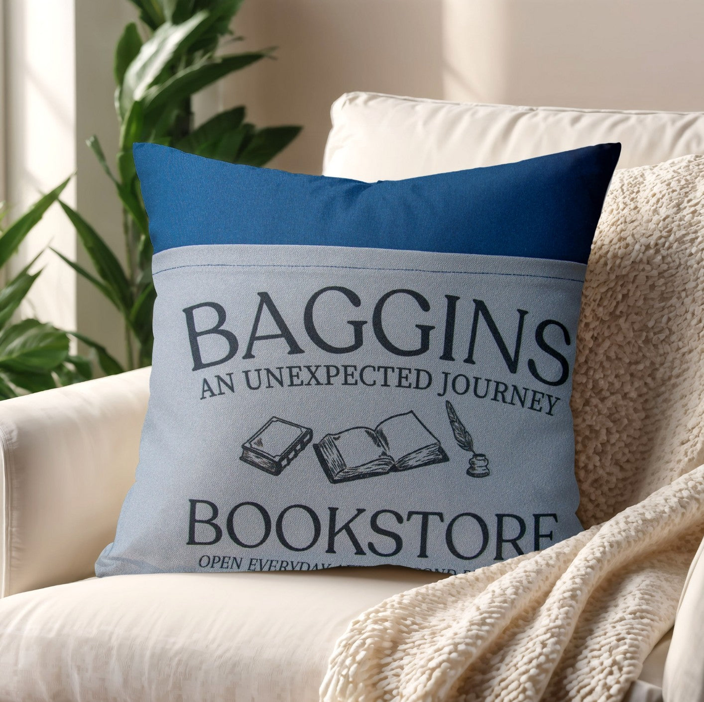 Baggins Bookstore - Book Pillow