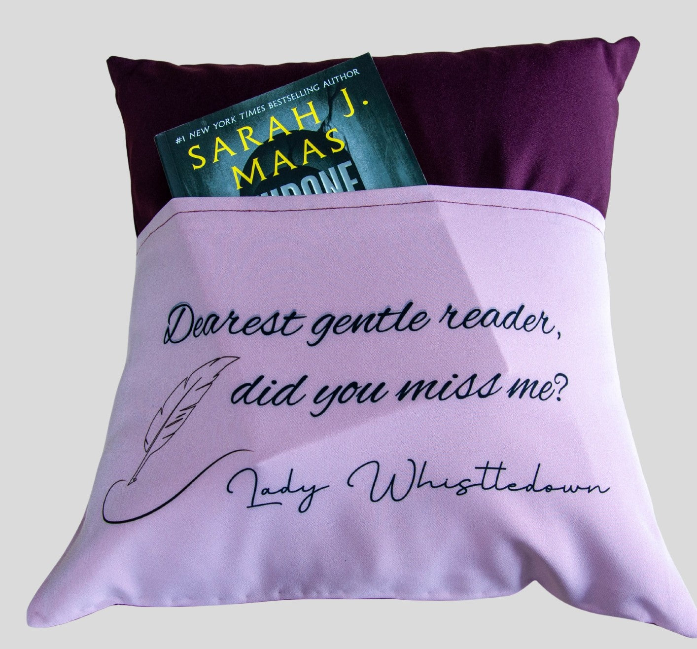 Dearest Gentle Reader - Book Pillow