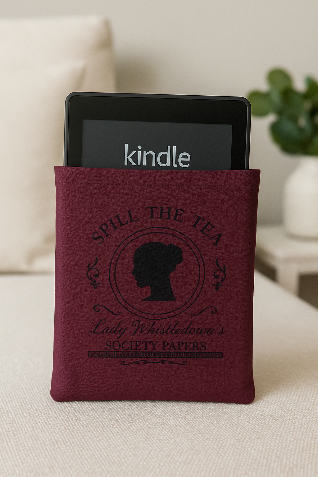 Spill The Tea Society Papers - Kindle Sleeve