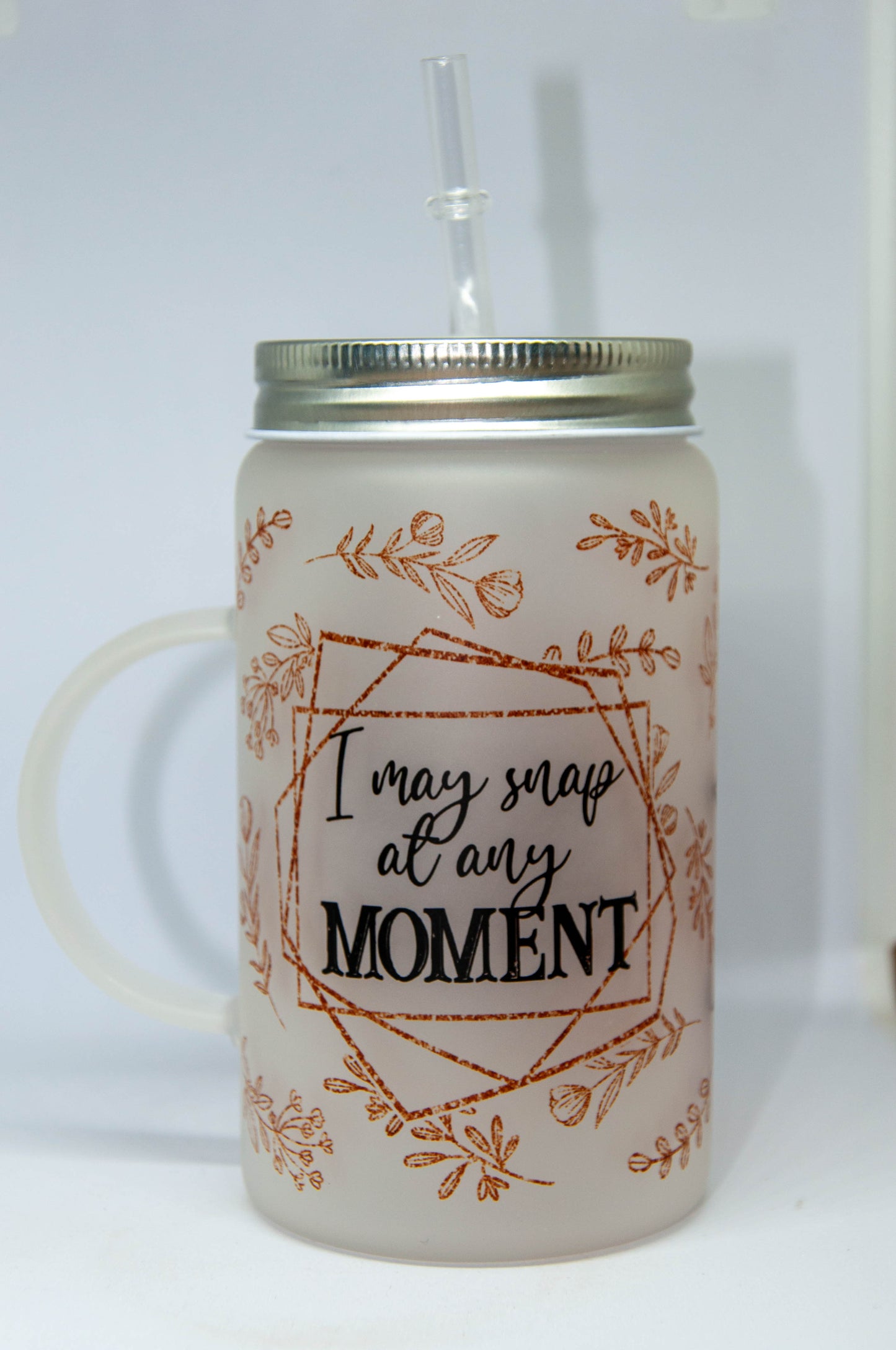 Camera Snap - Frosted Mason Tumbler