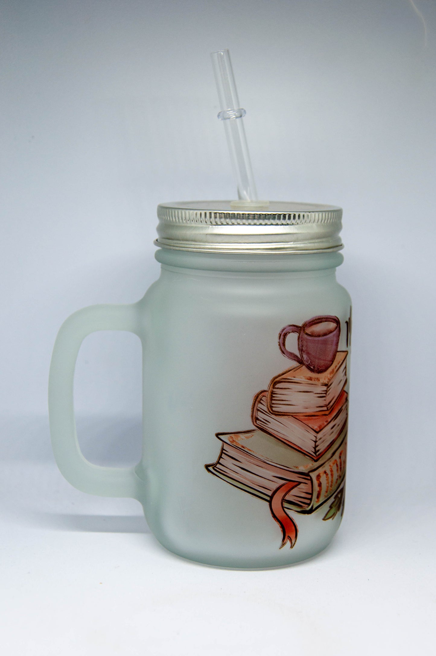 My Weekend Is Booked - Frosted Mason Tumbler