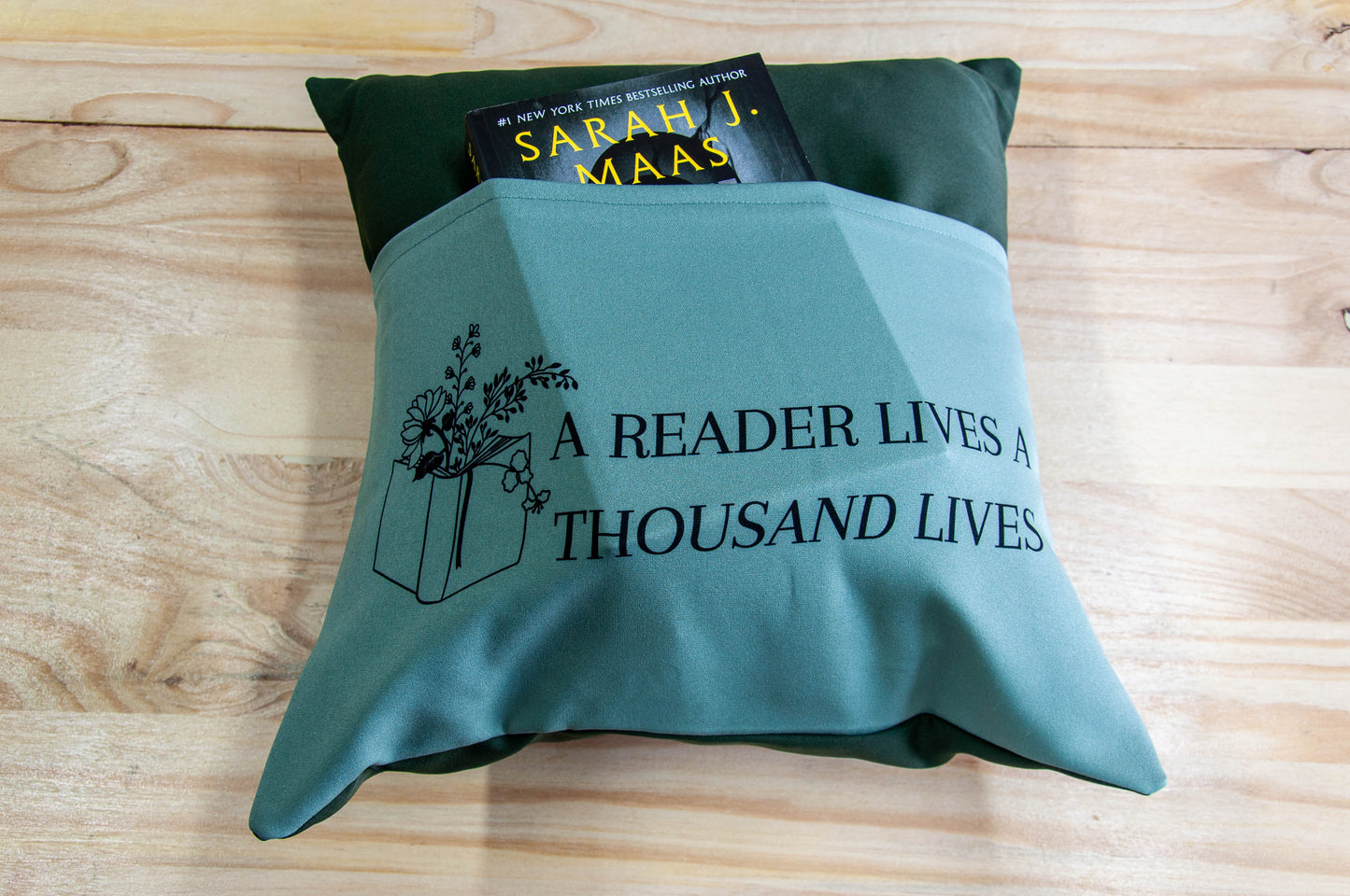 A Reader Lives A Thousand Lives - Book Pillow