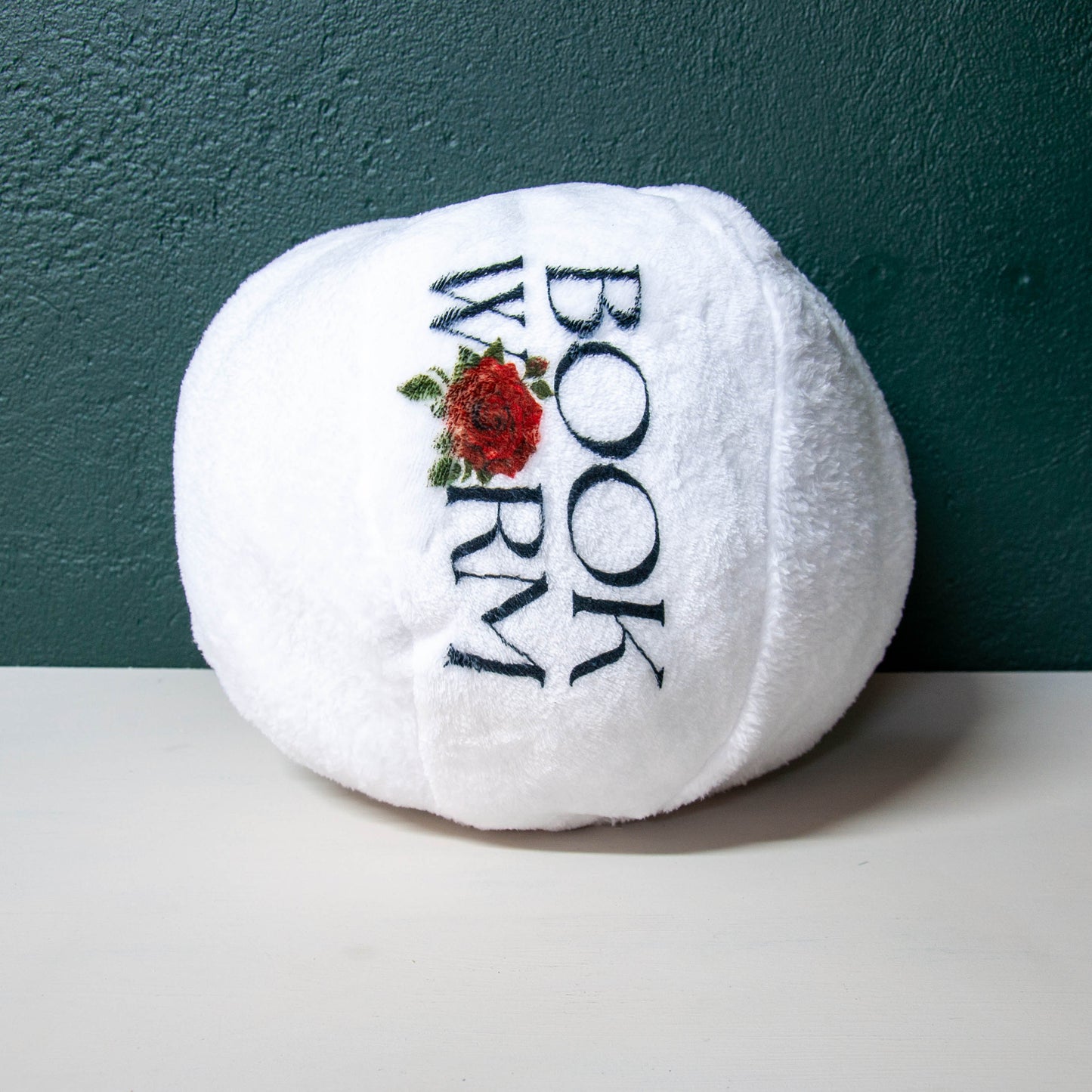 Bookworm - Fleece Ball Pillow