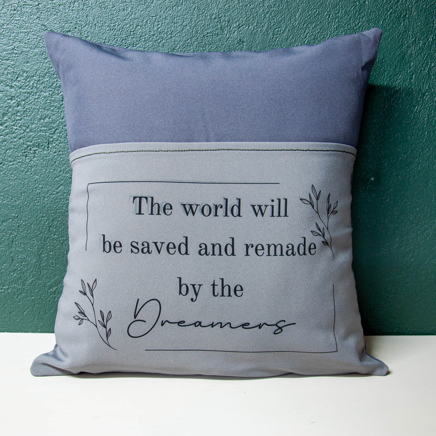 The World Will Be Saved By The Dreamers - Book Pillow