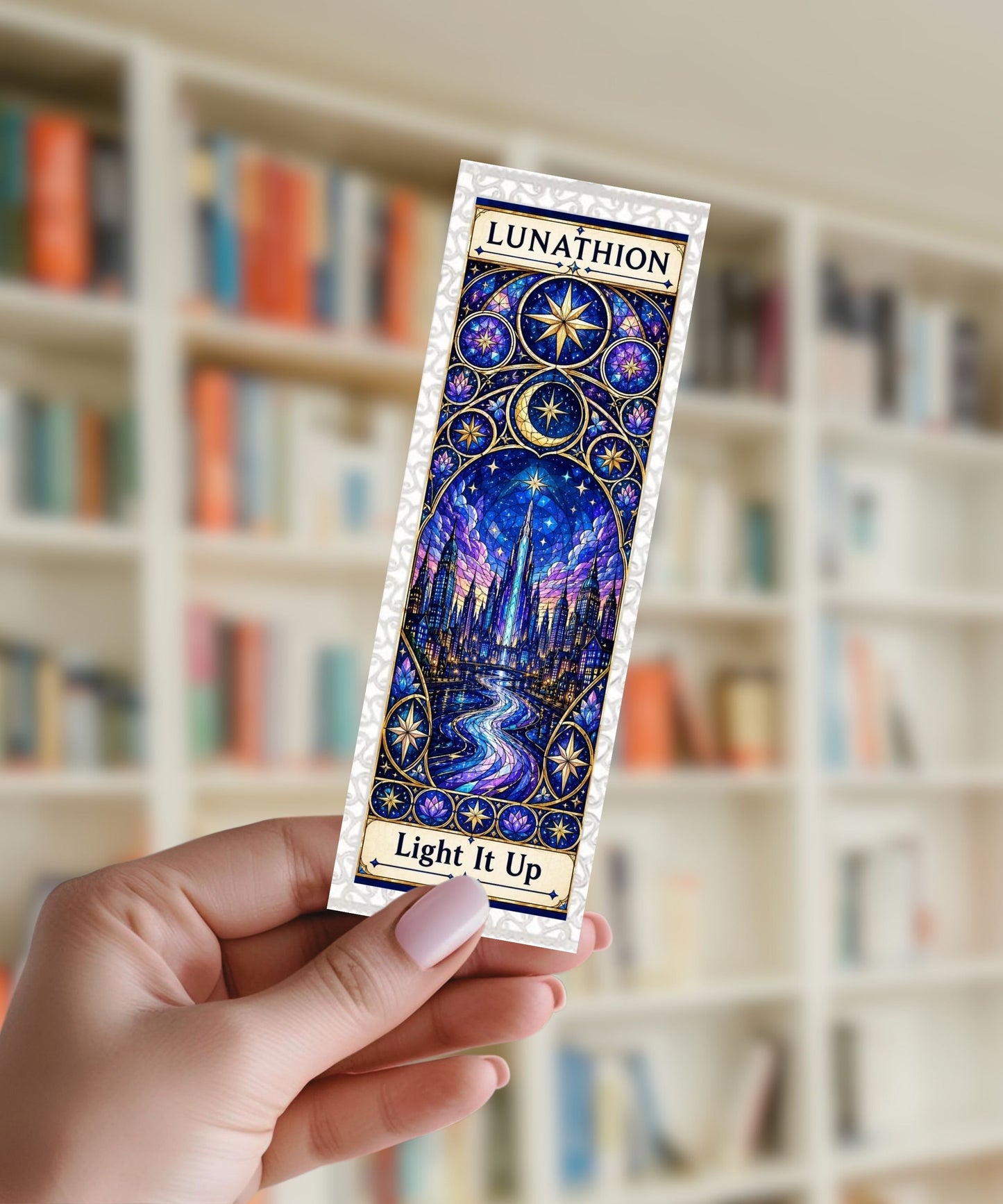 Lunathion - Aluminium Bookmark