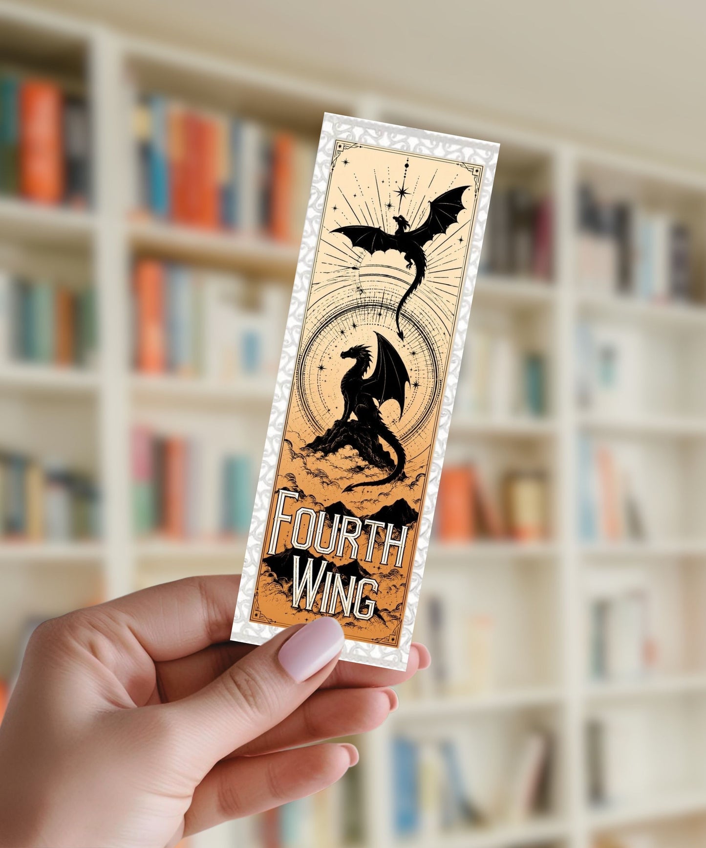 Fourth Wing - Aluminium Bookmark