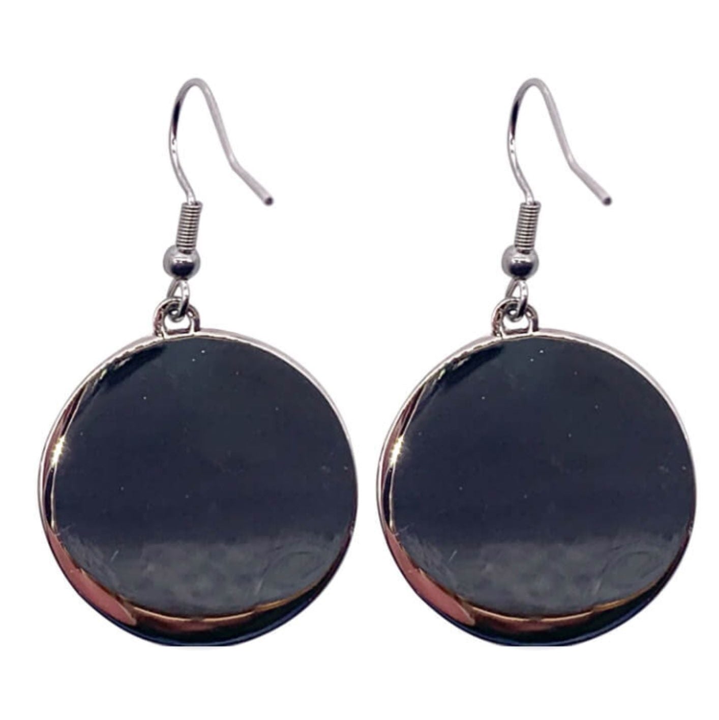 Bookaholic - Round Drop Earrings
