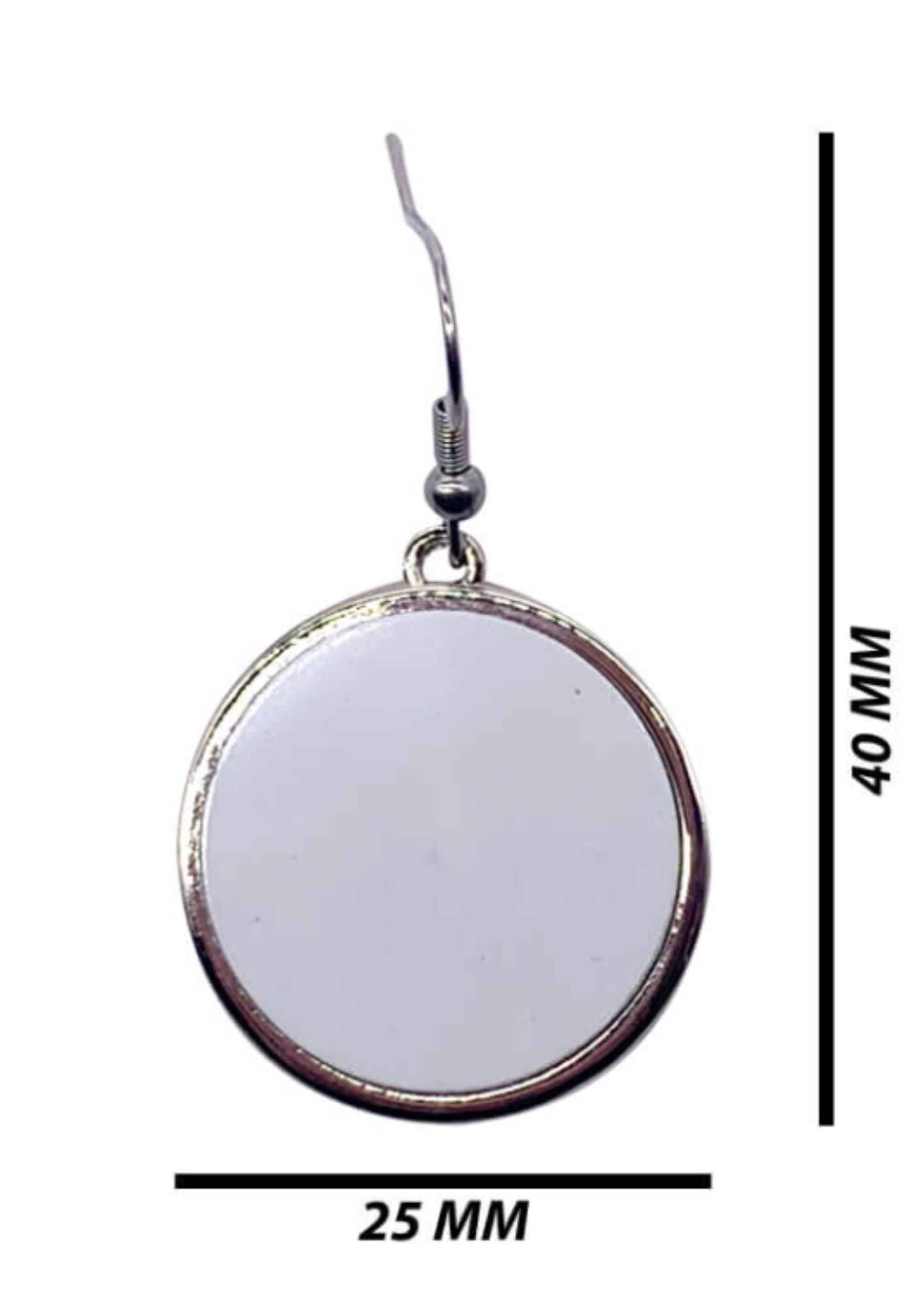 Bookaholic - Round Drop Earrings