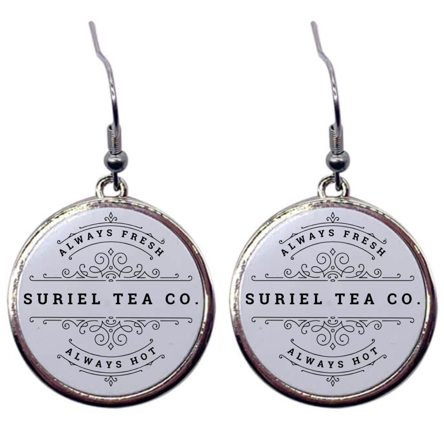 Suriel Tea Co. - Round Drop Earrings