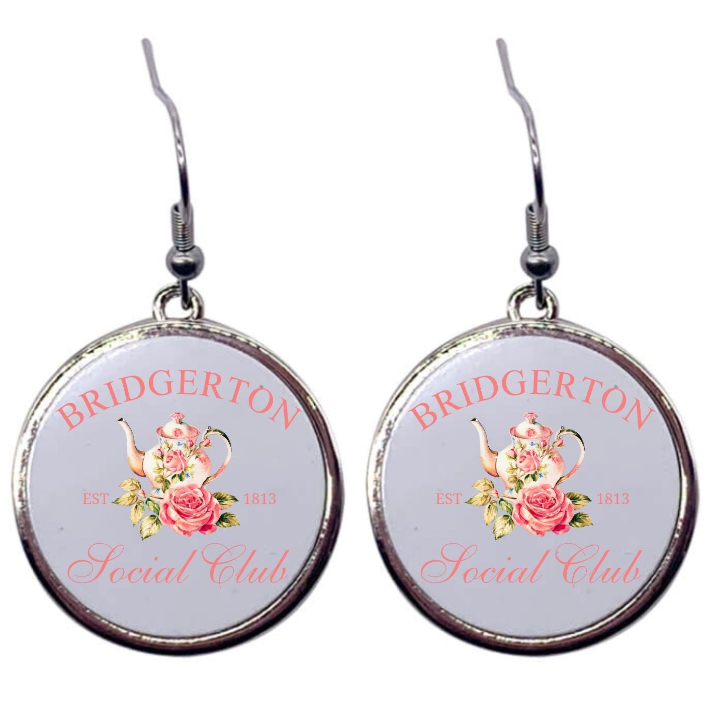 Bridgerton Social Club - Round Drop Earrings
