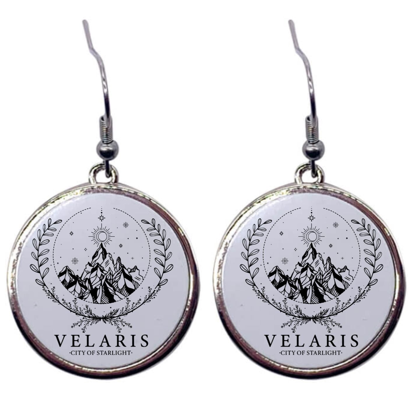 Velaris - Round Drop Earrings