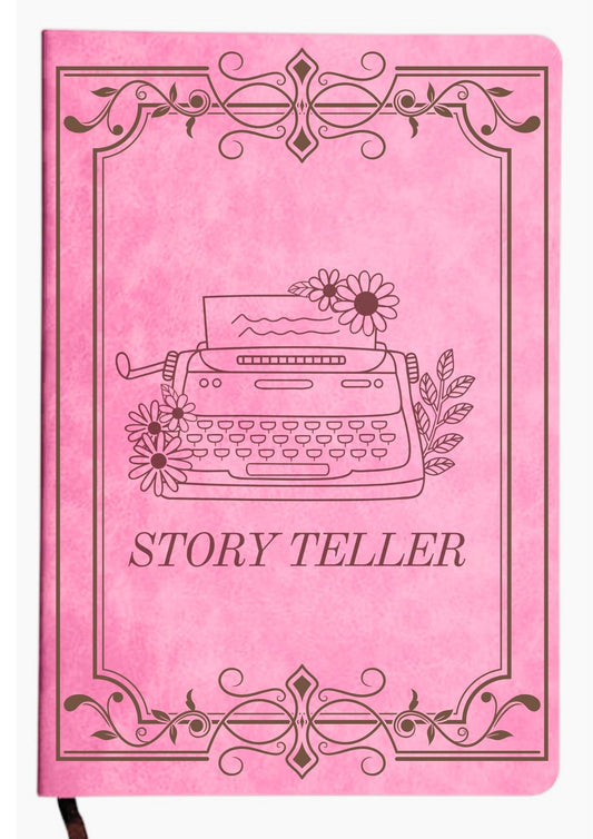 Story Teller - Engraved PU Notebook