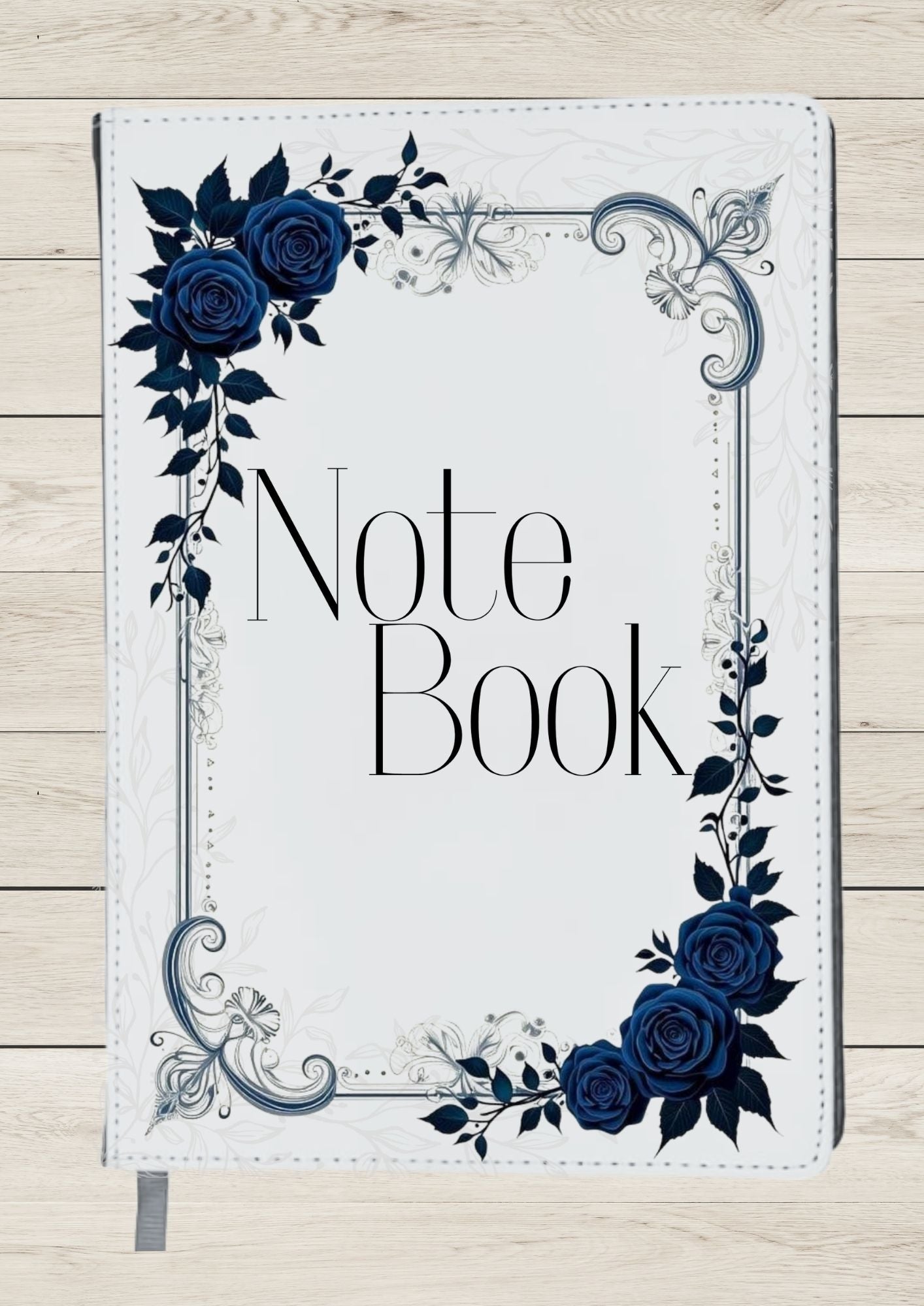 Blue Floral - Notebook