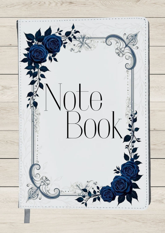 Blue Floral - Notebook