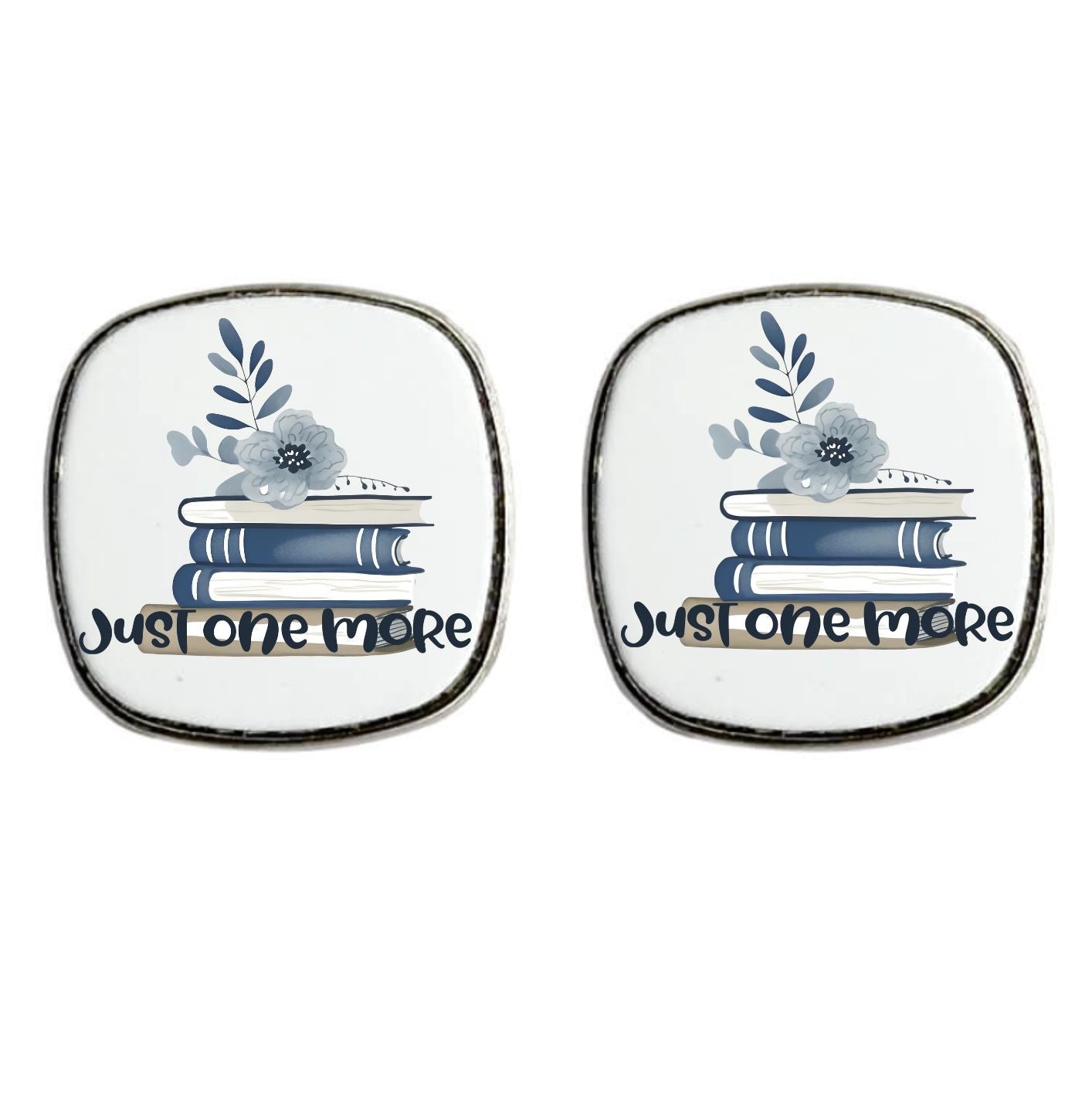 Just One More - Square Stud Earrings