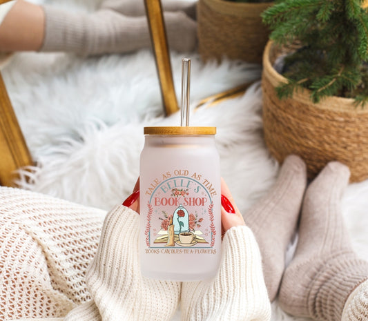 Belle's Bookshop - Frosted Libbey Tumbler