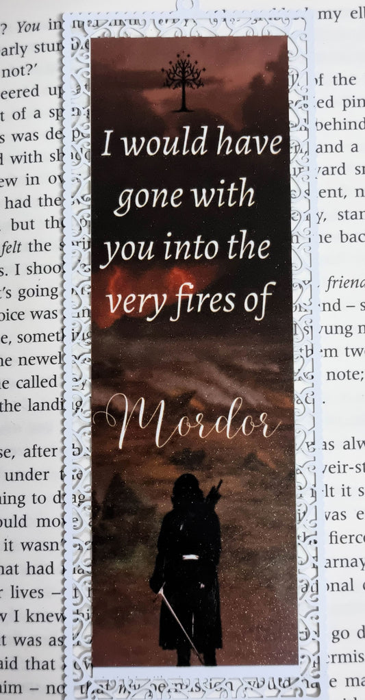 LOTR - I Would Have Gone With You - Aluminium Bookmark