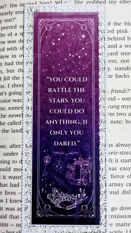 You Could Rattle The Stars - Aluminium Bookmark