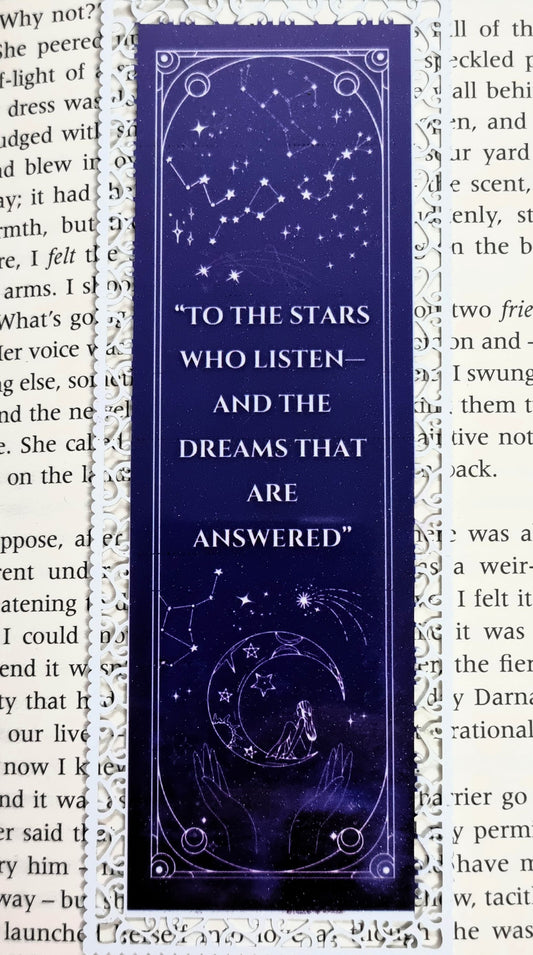 To The Stars Who Listen - Aluminium Bookmark