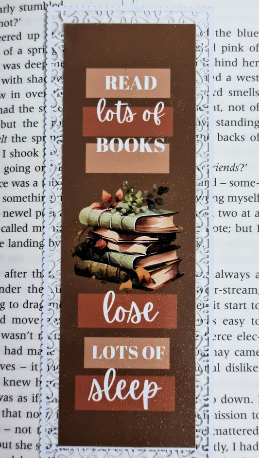 Read Lots Of Books - Aluminium Bookmark