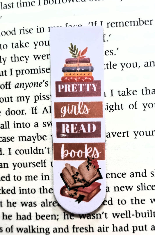 Pretty Girls Read Books - Magnetic Bookmark
