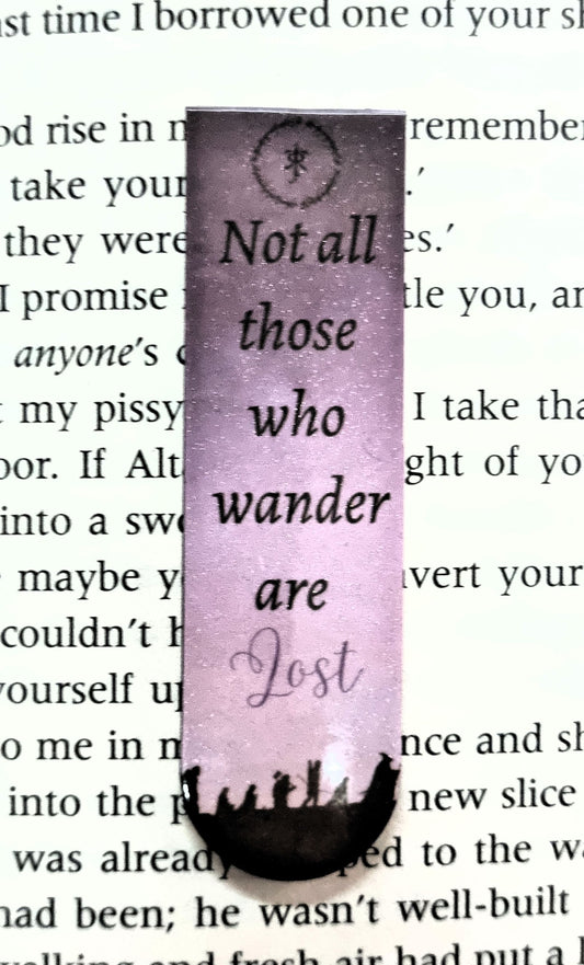 LOTR: Not All Who Wander Are Lost - Magnetic Bookmark