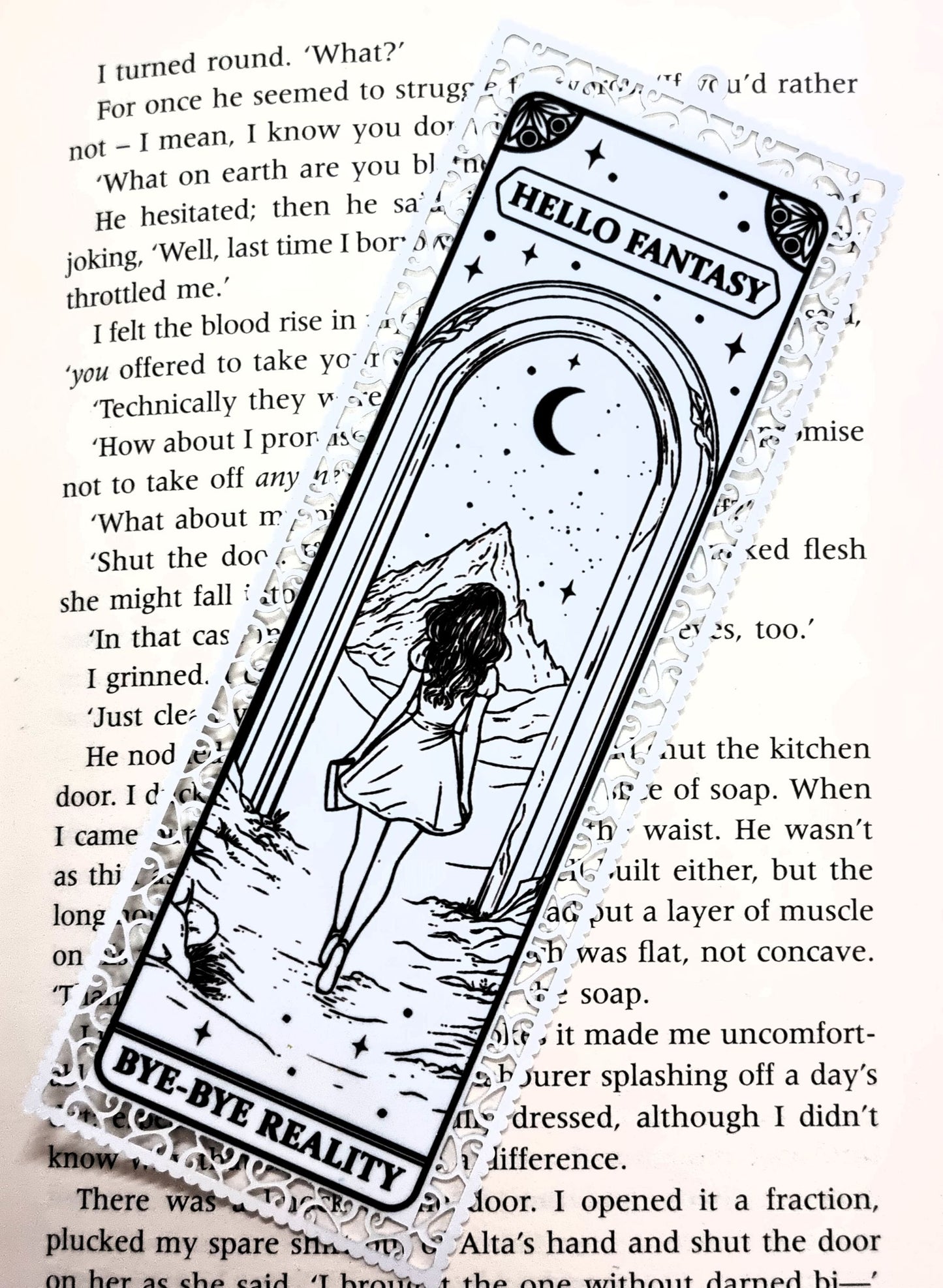 Hello Fantasy, Bye-Bye Reality - Aluminium Bookmark