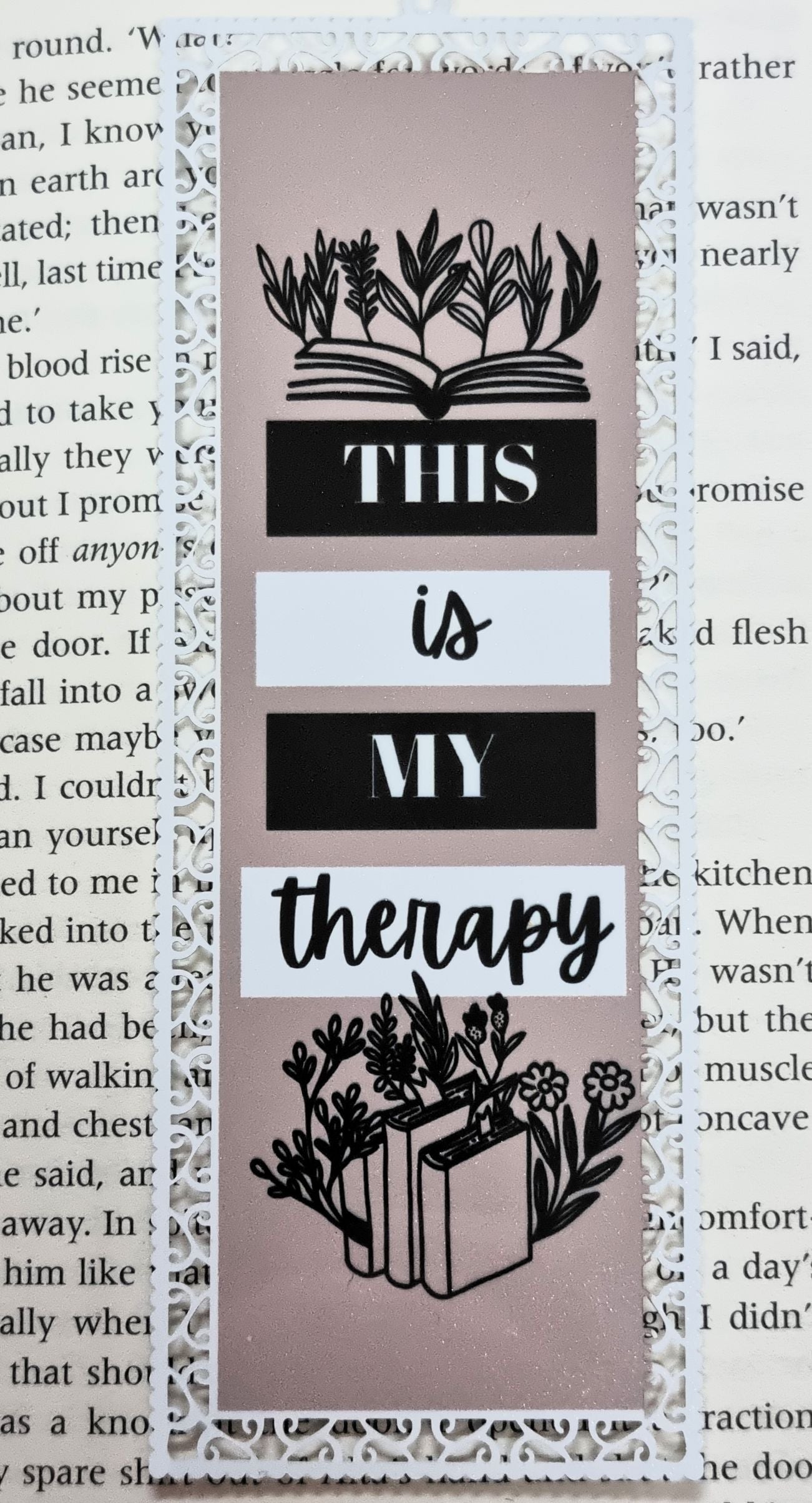 This Is My Therapy - Aluminium Bookmark