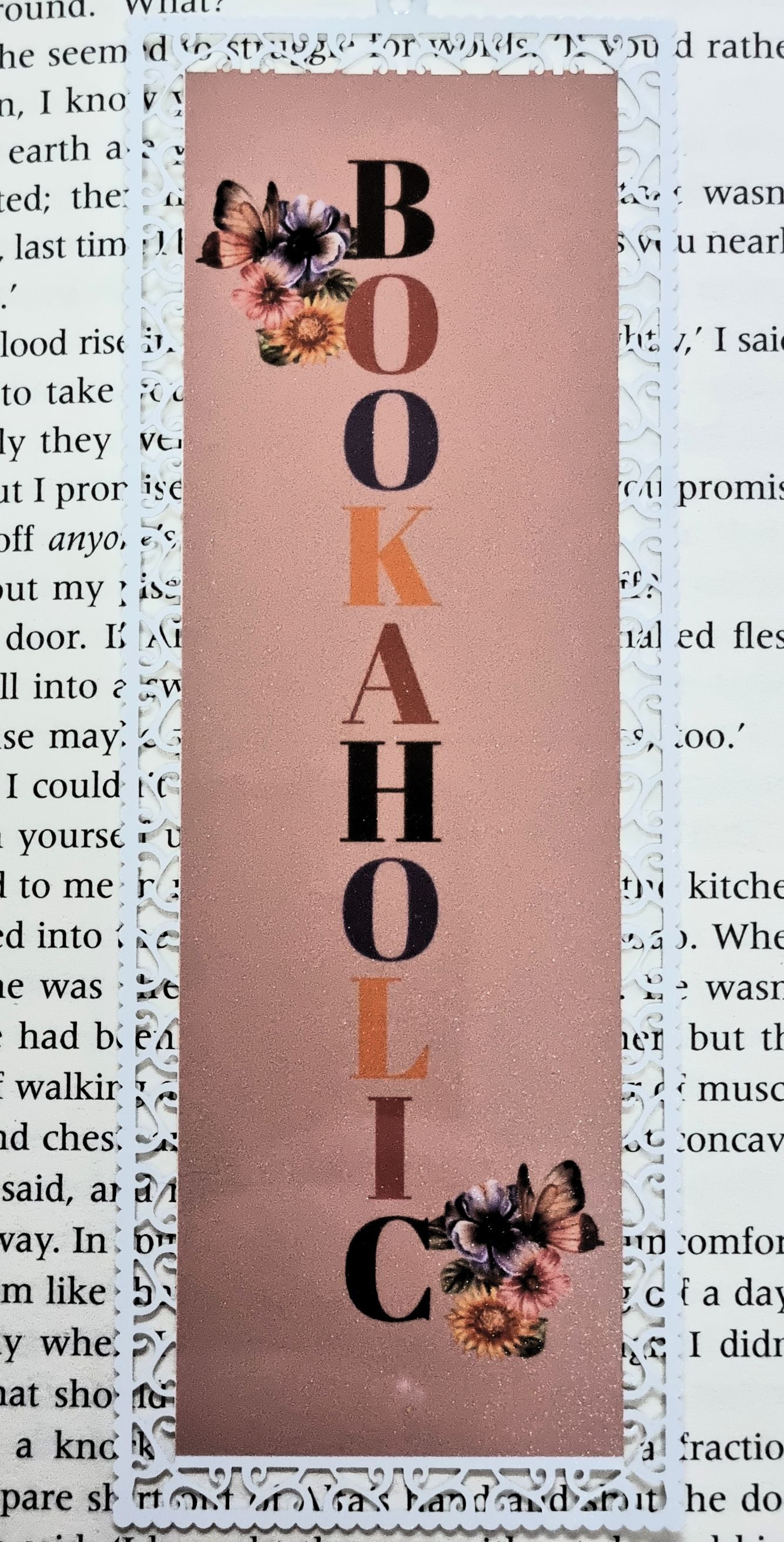 Bookaholic - Aluminium Bookmark