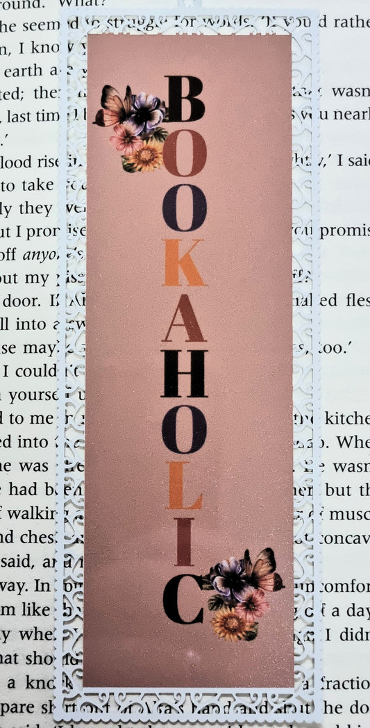 Bookaholic - Aluminium Bookmark
