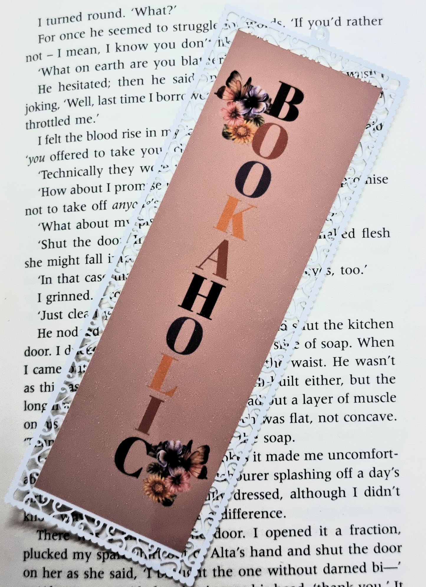 Bookaholic - Aluminium Bookmark