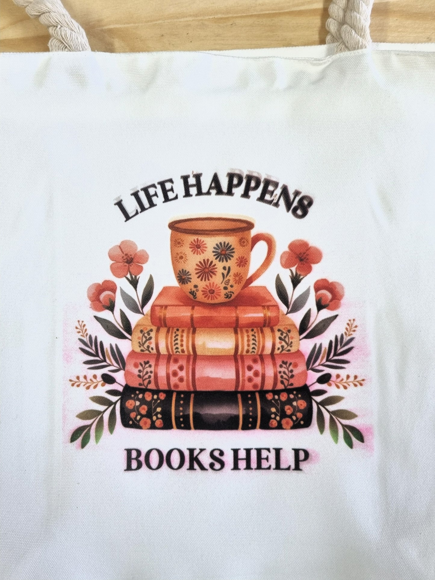 Life Happens, Books Help - Faulty Print