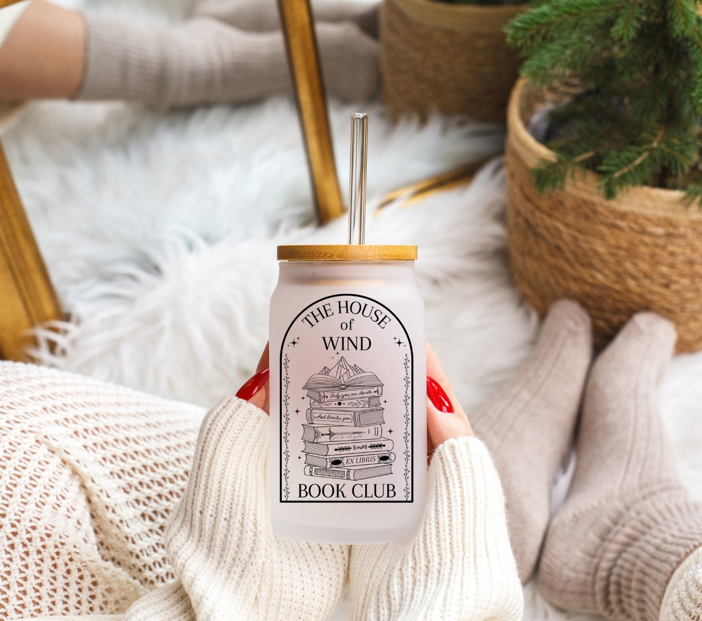 The House Of Wind Book Club - Frosted Libbey Tumbler