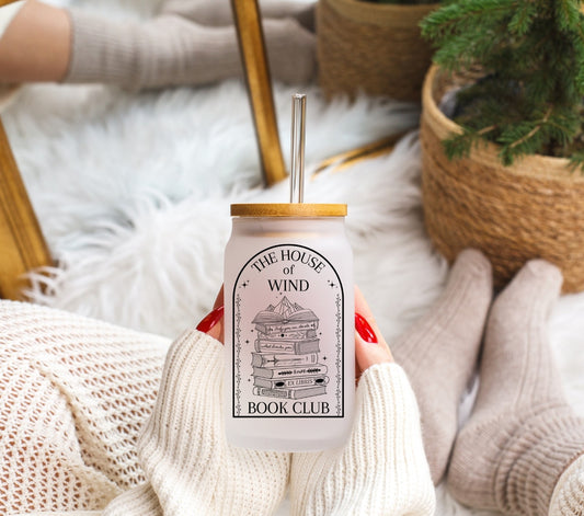 The House Of Wind Book Club - Frosted Libbey Tumbler