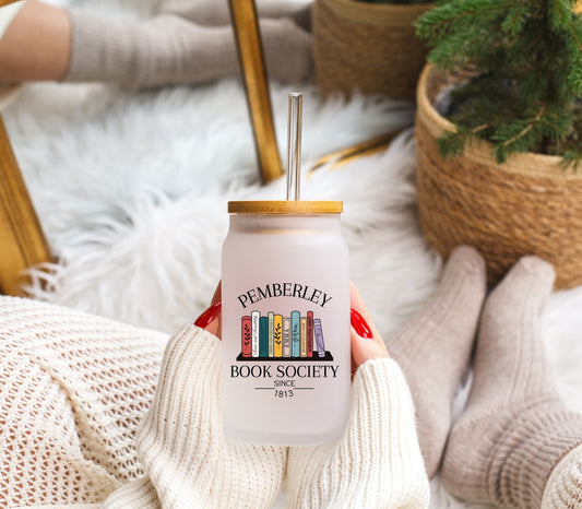 Pemberley Book Society - Frosted Libbey Tumbler